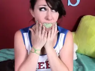 Hottest brunette solo webcam masturbation 2