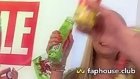 Fully Naked XXX Porn Hotties with Big Tits and Slutty Faces Get Their Cum in Mouths After a Steamy Fuck!