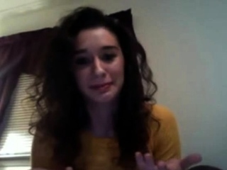 Shy Girl with Big Tits Masturbates on Webcam