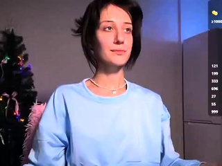 Teen goth brunette bara jerks and sucks cock